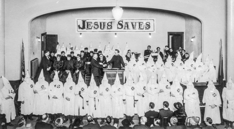 Ku Klux Klan på kristent møte i USA
