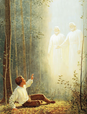Faderen og Sønnen viser seg for den unge Joseph Smith